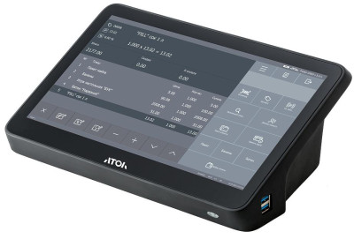 POS-терминал АТОЛ Optima 8 (11.6" 1366*768, N100, 8 ГБ DDR4, SSD 128 Гб M.2, без АКБ, без ОС)